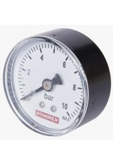 Манометр аксиальный Rommer 50мм, 10bar, 1/4", класс 2.5