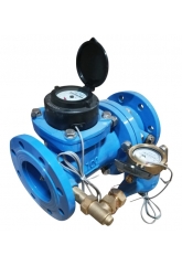 Счетчик воды комбинированный Пульсар Ду100/20, исполнение 1, qn=150/2,5, ХВС с импульсным выходом