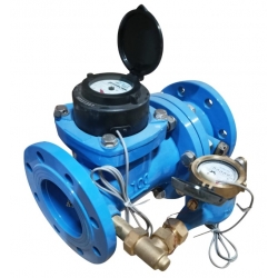 Счетчик воды комбинированный Пульсар Ду100/20, исполнение 1, qn=150/2,5, ХВС с импульсным выходом