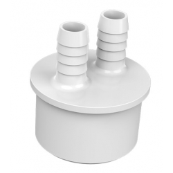 Адаптер 50 на 2 отвода (14+14) для подключения слива бытовой техники Орио