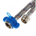 Гибкая подводка для воды 1/2"вр х 1/2"вр, 0,3 м, AquaKratos сталь нержавеющая АКv-200