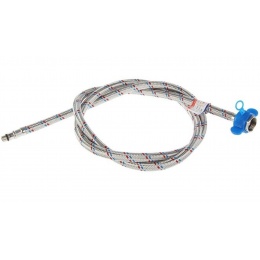 Гибкая подводка для воды 1/2"вр х М10нр(18мм), 0,4 м, AquaKratos сталь нержавеющая АКv-218