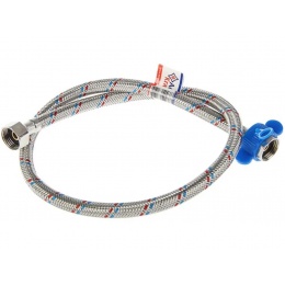 Гибкая подводка для воды 1/2"вр х 1/2"вр, 2,0 м, AquaKratos сталь нержавеющая АКv-200