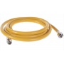 Гибкая подводка для газа ПВХ шланг 8,5*13, 1/2"вр х 1/2"нр 1,0 м ELKA