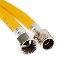 Гибкая подводка для газа ПВХ шланг 8,5*13, 1/2"г/ш 2,0м ELKA