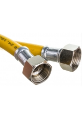 Гибкая подводка для газа ПВХ шланг 13*19, 3/4"г/г 3,0м ELKA