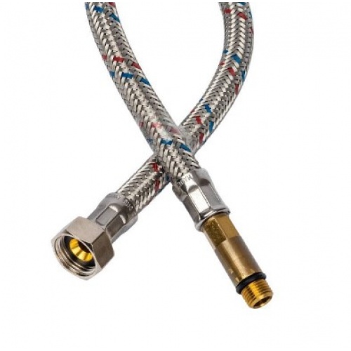 Гибкая подводка для воды 1/2"вр х М10нр(35мм), 0,6 м, Stout сталь нержавеющая купить в интернет магазине Санрай73