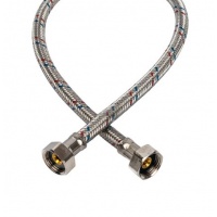 Гибкая подводка для воды 1/2"вр х 1/2"вр, 0,6 м, Stout сталь оцинкованная