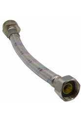 Гибкая подводка для воды 1/2"вр х 1/2"нр, 2,0 м, VRT нейлон в ПВХ