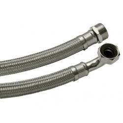 Гибкая подводка с угловым соединением 1"вр х 1"нр, 0,6 м VRT сталь нержавеющая, для насосных станций