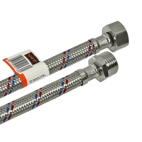 Гибкая подводка д/воды 1,2 м г/ш сталь купить в интернет магазине Санрай73