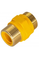 Диэлектрическая вставка 1/2"нр х 1/2"нр Vieir для газовых приборов