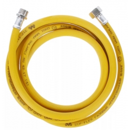 Гибкая подводка для газа ПВХ шланг, 1/2"вр х 1/2"нр 0,5 м Zip-flex