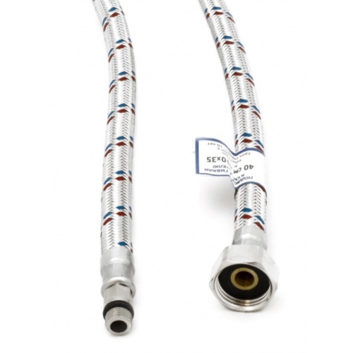 Гибкая подводка для воды 1/2"вр х М10нр(18мм), 0,8 м, Santrek Aqua сталь нержавеющая купить в интернет магазине Санрай73