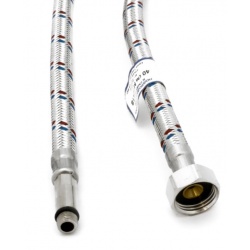 Гибкая подводка для воды 1/2"вр х М10нр(35мм), 0,8 м, Santrek Aqua сталь нержавеющая