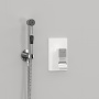 Встраиваемый комплект для биде со шлангом 120 см WasserKraft A010657WHITE