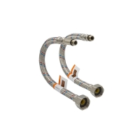 Гибкая подводка д/воды 0,8 м М10/г сталь