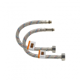 Гибкая подводка д/воды 0,5 м М10/г сталь