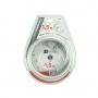 Шланг для душа Lemark LE8040P, ПВХ, 150 см, серый