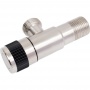 Кран вентильный угловой 1/2"НР/НР Solone DF-1022 для смесителя