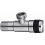 Кран вентильный угловой 1/2"НР/НР Solone DF-1022 для смесителя