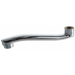 Излив для смесителя для ванны Ledeme L30S, плоский, изогнутый, 30см