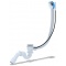 Слив-перелив для ванны полуавтомат 46 мм хром × 50 мм труба, прямоточный сифон, АНИ пласт EM311
