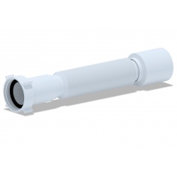 Гибкое соединение 1 1/2"гайка × 50 мм, длина 320-730мм, АНИ пласт K105