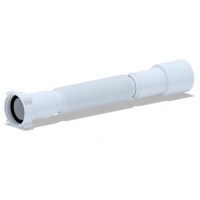 Гибкое соединение 1 1/2"гайка × 40/50 мм, длина 366-776мм, АНИ пласт K106