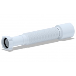 Гибкое соединение 1 1/4"гайка × 50 мм, длина 320-730мм, АНИ пласт K205