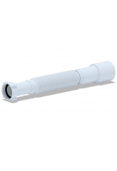 Гибкое соединение 1 1/4"гайка × 40/50 мм, длина 366-776мм, АНИ пласт K206