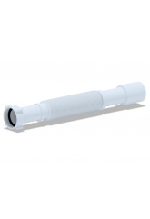Гибкое соединение 1 1/4"гайка × 32/40 мм, длина 366-776мм, АНИ пласт K207