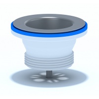 Выпуск для мойки 70мм чашка × 1 1/2"нр, АНИ Пласт M100
