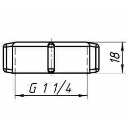 Гайка накидная для сифона 1 1/4" АНИ Пласт M432