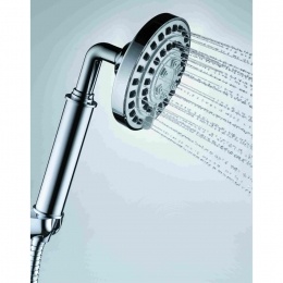 Лейка душевая Elghansa HAND SHOWER MR-073-Chrome/White, 3 режима, 120 мм