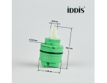 Картридж без ножек D35 IDDIS, 999C35D1SM с верхним уплотнителем
