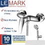 Смеситель для душа Lemark Linara LM0403C, однорычажный, ручная лейка