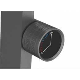 Смеситель для раковины VIEIR V323511G одноручковый, Г-излив, графит металлический