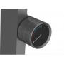 Смеситель для раковины VIEIR V323511G одноручковый, Г-излив, графит металлический