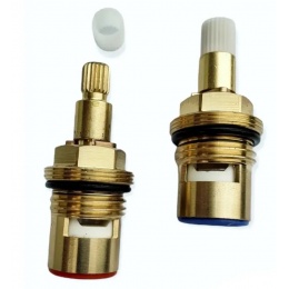 Кран-букса Gerhans керамическая 1/2", 180 градусов, 20 шлицов, 2 шт в блистере