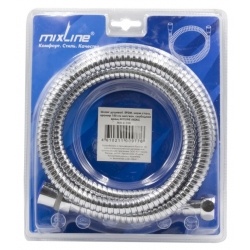 Шланг для душа Mixline MIX-4-150, свободное вращение, нержавеющая сталь, хром