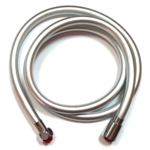 Шланг для душа Santrek Aqua SB-01-150, ПВХ оплётка, свободное вращение, серебро купить в интернет магазине Санрай73