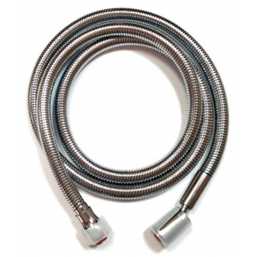 Шланг для душа Santrek Aqua SB-07-150 растягивающийся в двойной оплетке, свободное вращение, хром купить в интернет магазине Санрай73