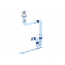 Сифон D5000 для умывальника Ани прямоточный