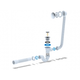 Сифон EC155 для ванны Ани (click-clack)