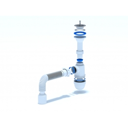 Сифон С0510 для умывальника Ани