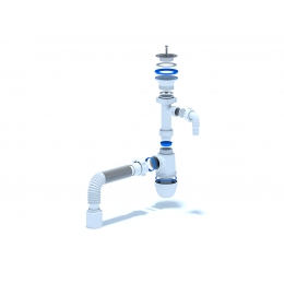 Сифон В1310 для умывальника Ани с носиком