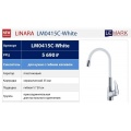 Смеситель для кухни Lemark Linara LM0415C-White, однорычажный, гибкий излив