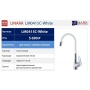 Смеситель для кухни Lemark Linara LM0415C-White, однорычажный, гибкий излив