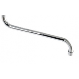 Смеситель для ванны Santrek Aqua 310 Classic SL504 двухвентильный, ручной душ, длинный S-излив, хром